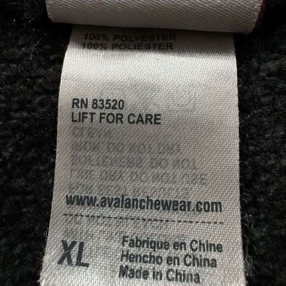 Avalanche High Neck Full Zip Up Jacket Small Pink Spellout Logo Women’s Size XL - Picture 8 of 10